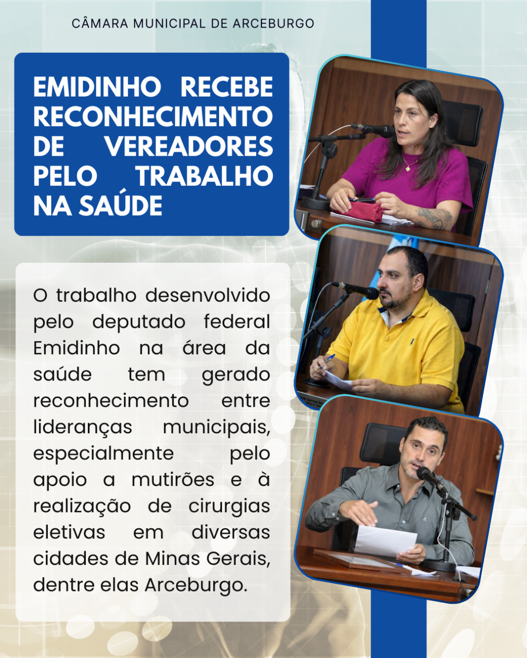 White and Blue Modern Construction Company Promotion Instagram Post