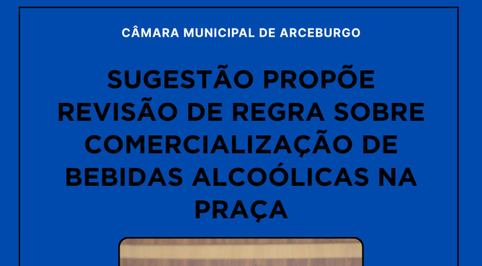 SUGESTÃO PROPÕE REVISÃO DE REGRA SOBRE COMERCIALIZAÇÃO DE BEBIDAS ALCOÓLICAS NA PRAÇA