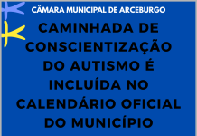 CAMINHADA DE CONSCIENTIZAÇÃO DO AUTISMO É INCLUÍDA NO CALENDÁRIO OFICIAL DO MUNICÍPIO