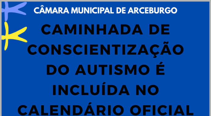 CAMINHADA DE CONSCIENTIZAÇÃO DO AUTISMO É INCLUÍDA NO CALENDÁRIO OFICIAL DO MUNICÍPIO
