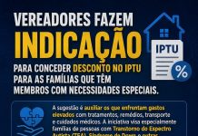 INDICAÇÃO DE VEREADORES SUGERE DESCONTO NO IPTU PARA FAMÍLIAS ATÍPICAS EM ARCEBURGO